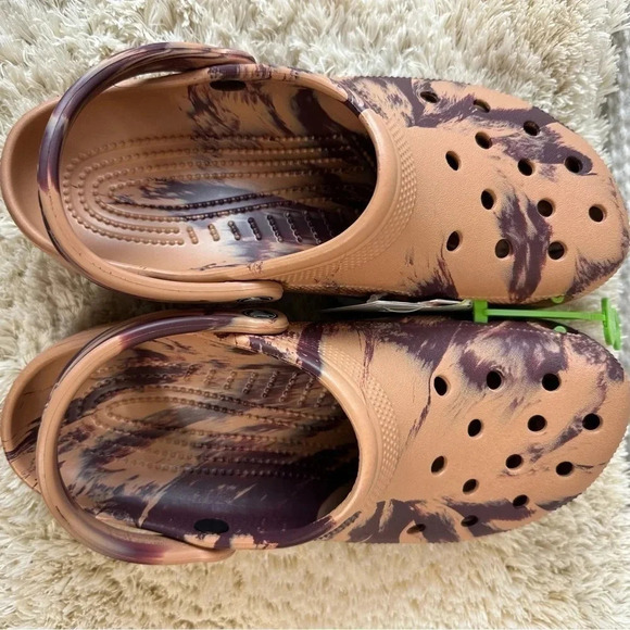 Crocs Classic Marbled Unisex Clogs Men’s 9 / Women’s 11 - Picture 5 of 9